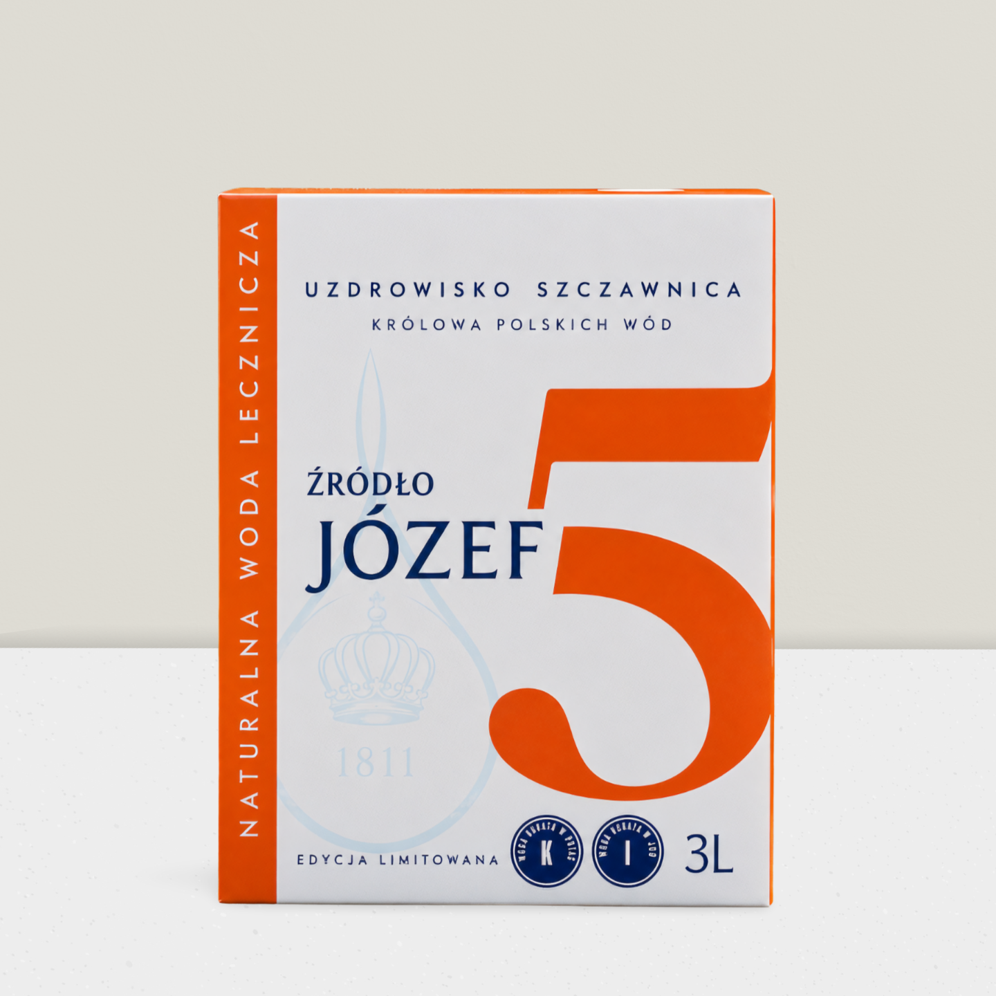 Woda lecznicza ze źródła JÓZEF 3L